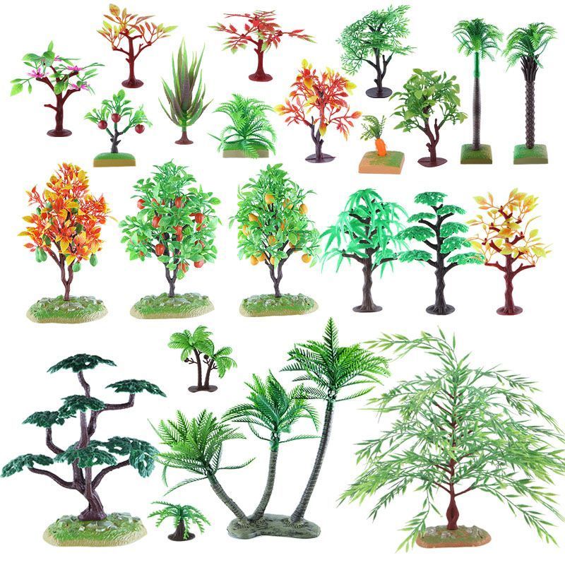 Small Fake Tree Decoration Kindergarten Aquarium Plant Toy Ornament
