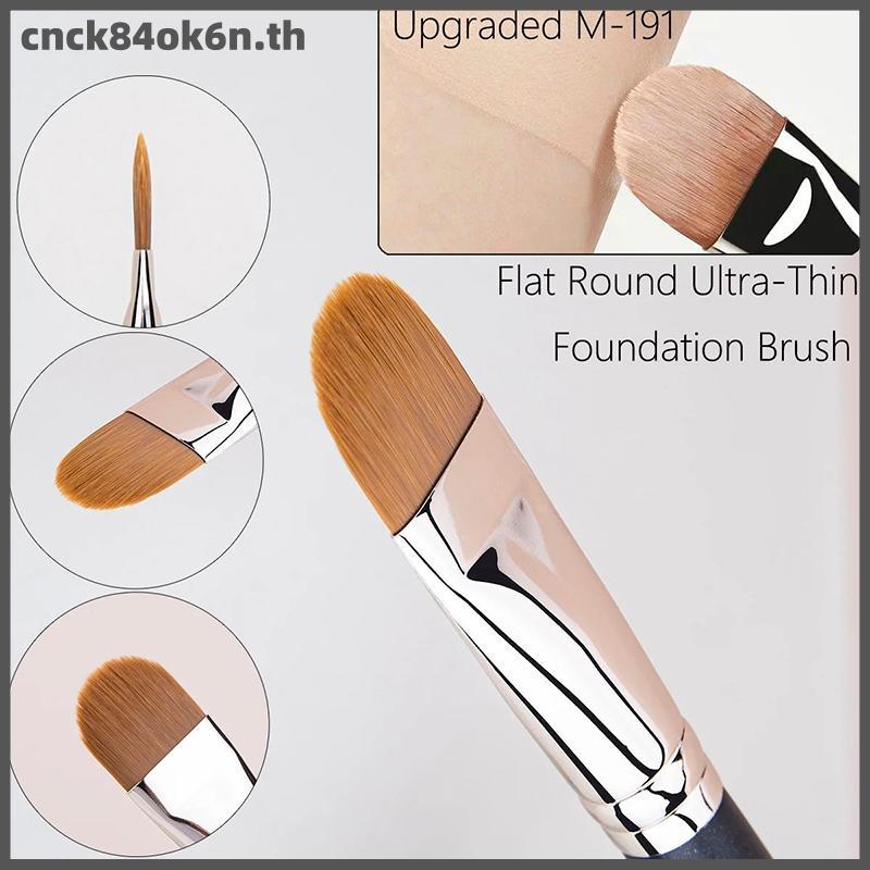 แปรงแต่งหน้ารองพื้นบางเฉียบแบน CNC คอนทัวร์มืออาชีพอุปกรณ์แต่งหน้าคอนทัวร์ครีมน้ำคอนทัวร์4ประเภทขนาด
