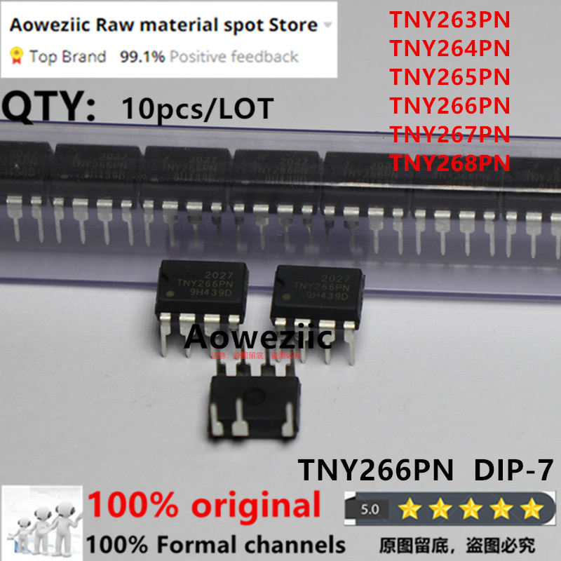 10 ชิ้น/ล็อต 100% ใหม่นําเข้า Original TNY263PN TNY264PN TNY265PN TNY266PN TNY267PN TNY268PN DIP-7 P