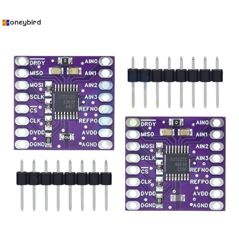 Honeybird ADS1120 ADS1220 16Bit 24Bit ADC Analog to Digital Converter Friendly Interface for Data Lo