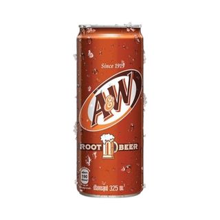 [สินค้าส่งด่วน] เอแอนด์ดับบลิว รูทเบียร์กระป๋อง 325มล. A+W ROOT BEER 325ML.