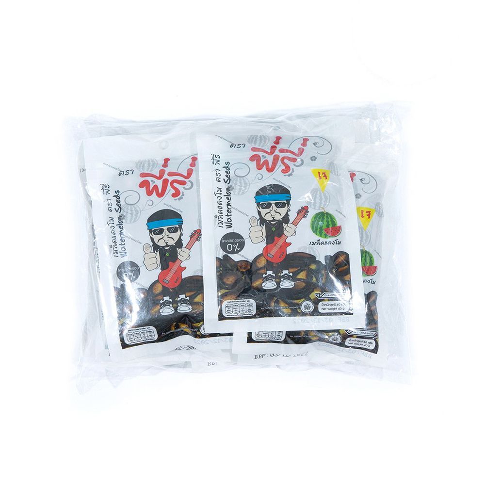[สินค้าส่งด่วน] พี่รี่ เมล็ดแตงโม 40ก. X12 PEEREE WATERMELON SEEDS 40G.X12