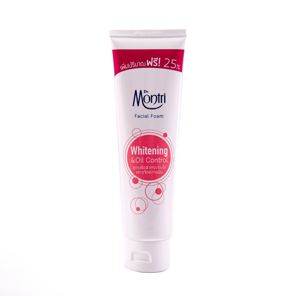 [สินค้าส่งด่วน] ดร.มนตรีโฟมล้างหน้าไวเทนนิงกันสิว100ก DR.MONTRI WHITETENNING ACNE FACIAL FOAM 100G.
