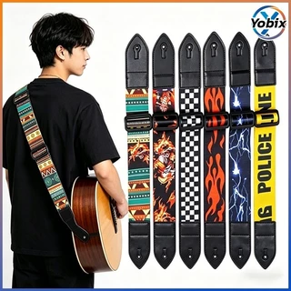 Yobix สายสะพายกีตาร์ที่ทันสมัยและไม่เหมือนใคร มีให้เลือกหลายแบบ ปรับความยาวได้ เหมาะสำหรับกีตาร