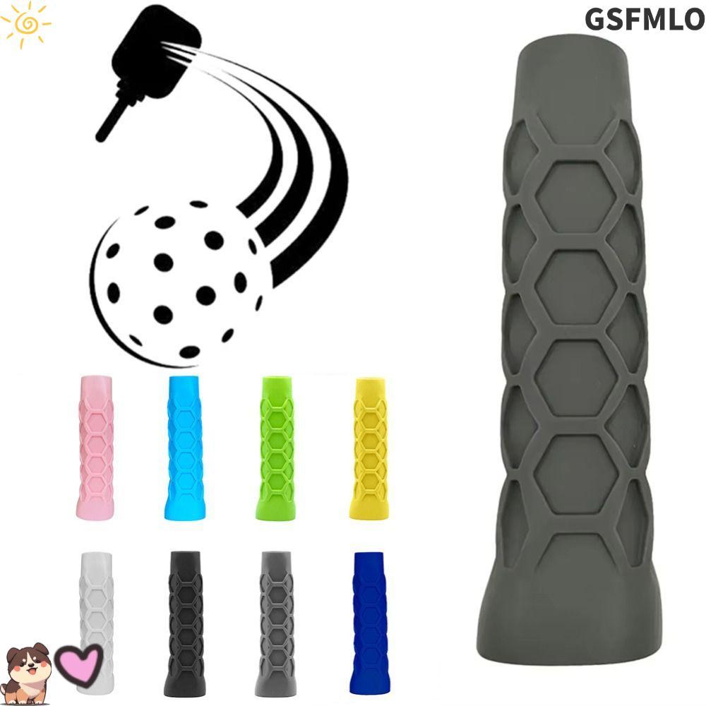 GSFMLO ปลอกจับแร็กเก็ต Pickleball, เปลี่ยนปลอกด้ามจับ Paddle แบบใช้ซ้ําได้, ซิลิโคนกันลื่น Pickleball Racket Overgrip Pickleball อุปกรณ์เสริม
