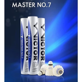 VICTOR ลูกแบดมินตัน รุ่น MASTER NO.7 ( 1 หลอด 12 ลูก ) ลิขสิทธิ์แท้จาก VICTOR SPORT THAILAND