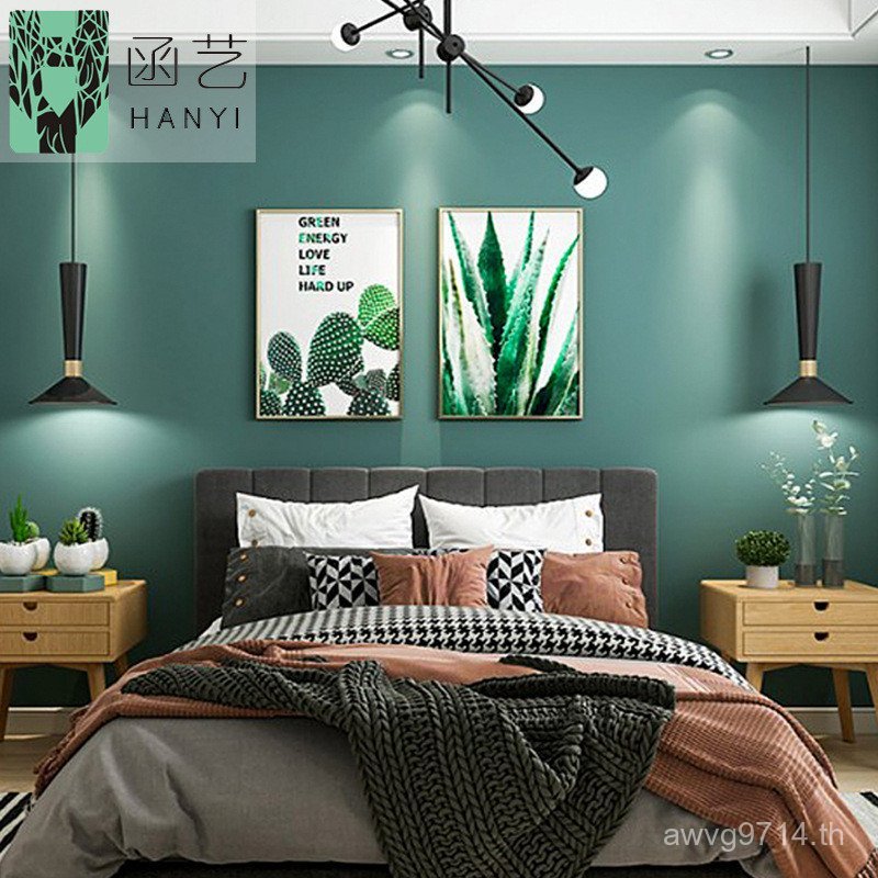 สไตล์ยุโรป Lan TV Simple Wall Self-ผ้าขายส่ง Commercial Moself-Adhesive วอลล์เปเปอร์ Live Di Sticky 