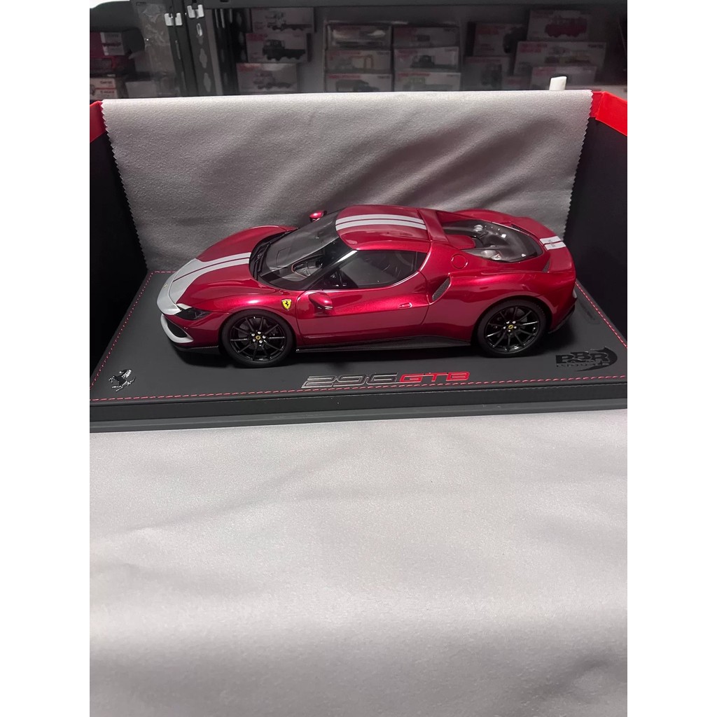 [สต๊อกพร้อม ติดต่อหากคุณมีคําถามใดๆ] BBR+Ferrari+296+GTB+Fionorano Metal Red