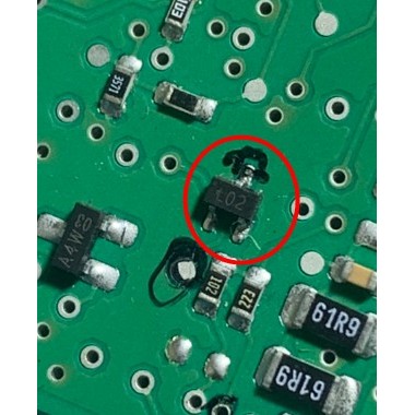 T02 T02 บอร์ดคอมพิวเตอร์รถยนต์ Patch ไดโอดขนาดเล็ก Triode ยี่ห้อใหม่
