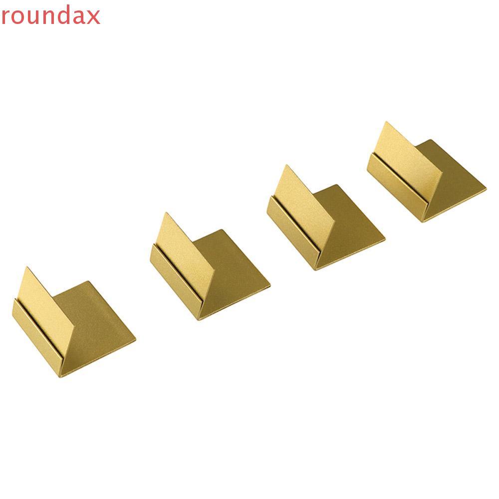ROUNDAX Place Card Holder, DIY Gold Name Card Clip Stand, Display Stand Metal Durable Price Tags Ann