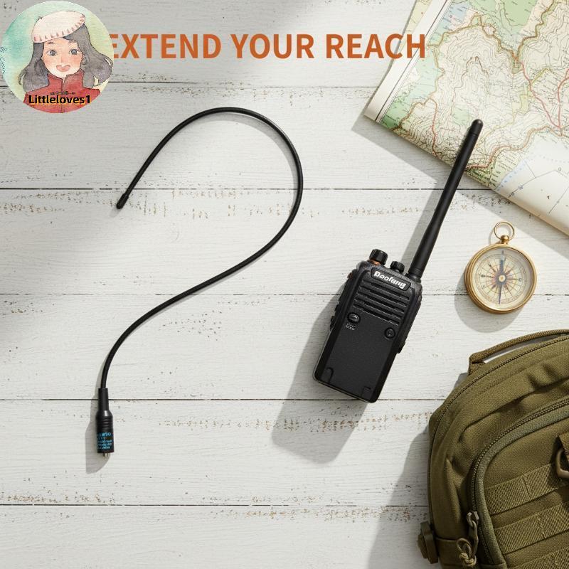 Littlelove UV5R BF888Spatible NA771 SMAF Dual Band Antenna Enhanced Flexibility สําหรับการใช้งานวิทย