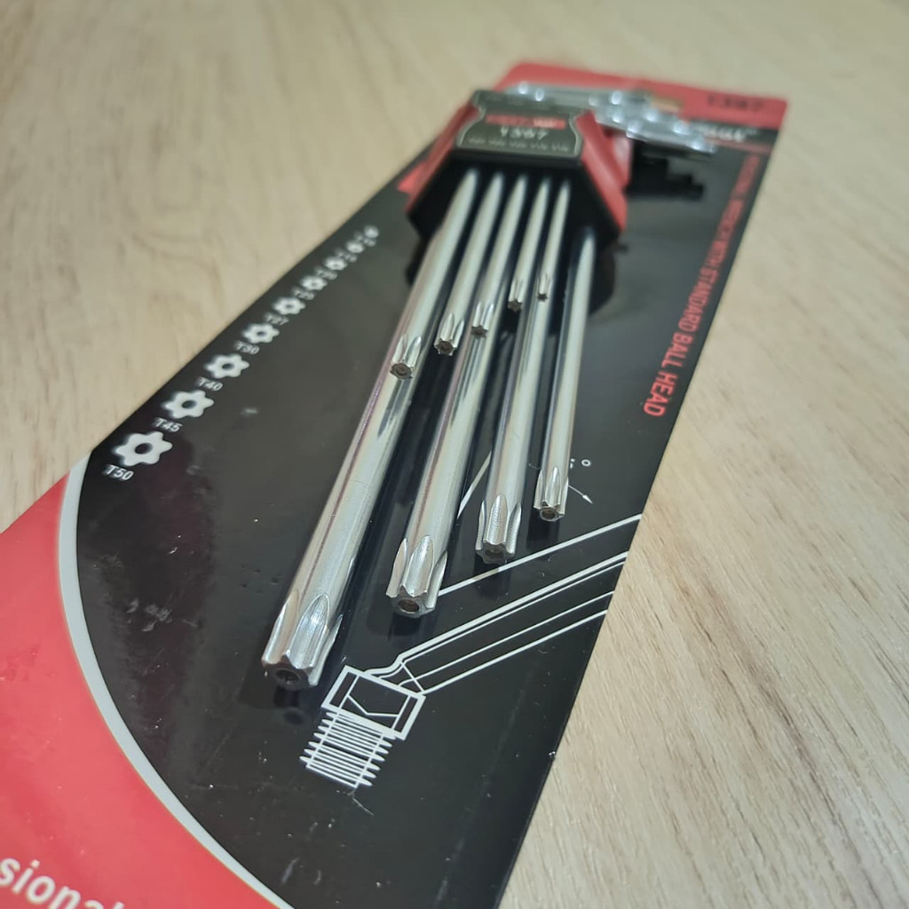 JLD 9 ชิ้น Long Star L Key / JLD 9 ชิ้น Long Hex Star L Key / ก็มีจําหน่าย TEKIRO Star L Key