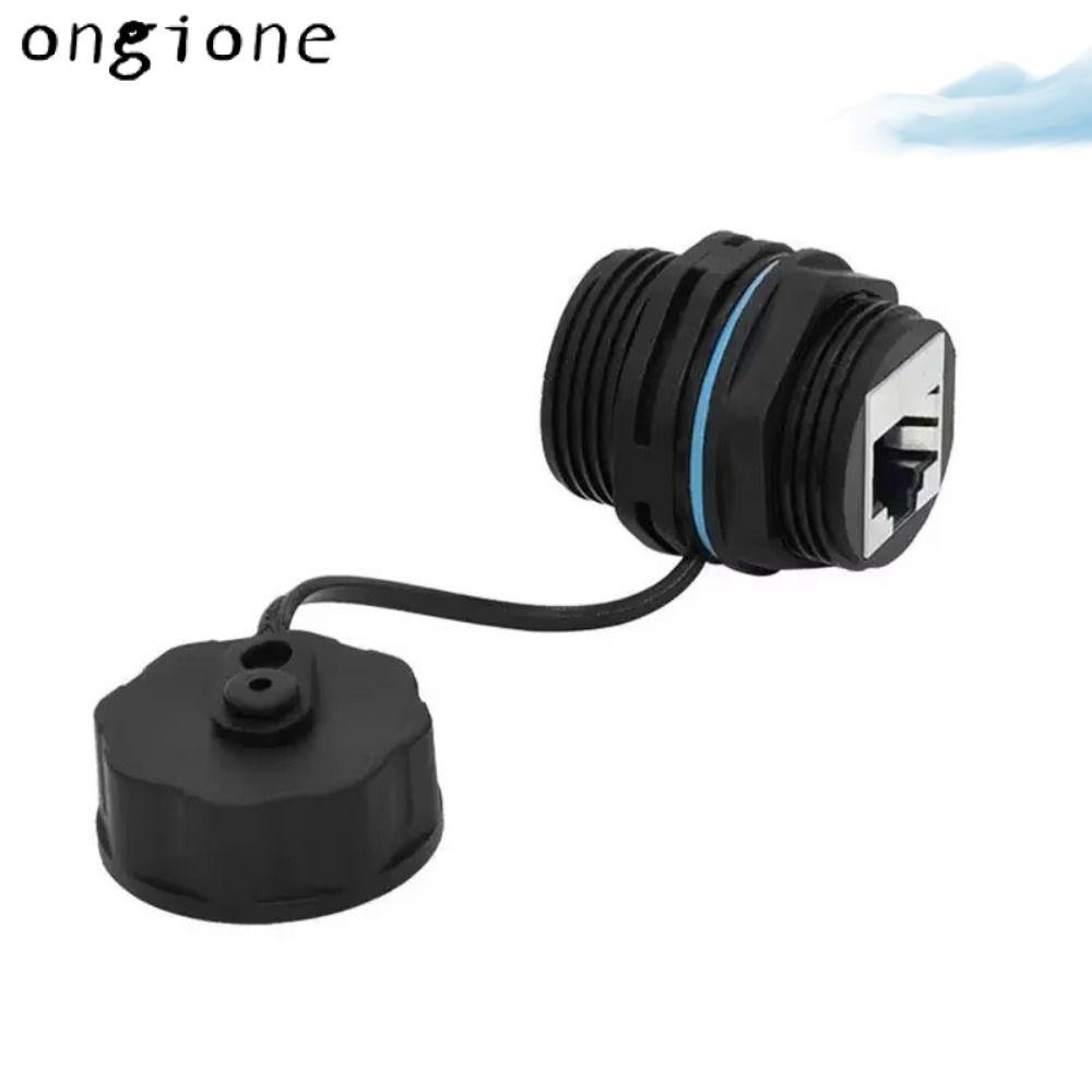 ONGIONE Cat6A RJ45 Connector, Shielded IP68 กันน้ํา RJ45 Connector, Ethernet Bridge Joint วงกลม RJ45