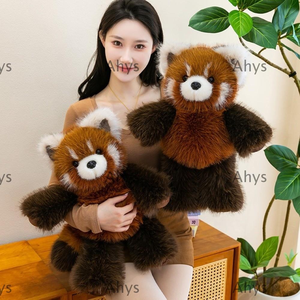 AHYS ตุ๊กตาสัตว์ตุ๊กตาหมอน, Raccoon Panda Run Plush ของเล่น, Creative Plush Soft Emotional Support F