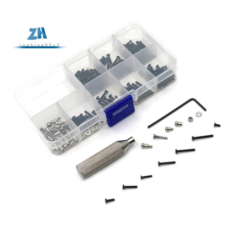 Rocker Arm Ball Nut Kit RC Car Nut Kit โลหะ RC Car Nut Kit พร้อมกล่องสําหรับ  284131 K969 K979 K989 