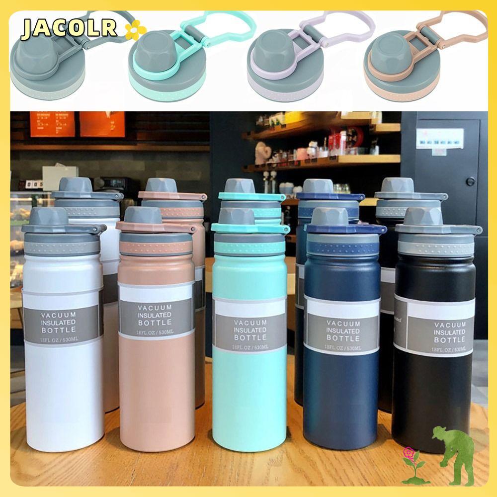 JACOLR 1 ชิ้นถ้วย, Splash Proof TS-8706B/TS-8709B ขวด, Universal 530 ml/750 ml PVC พร้อมแหวนปิดผนึกส