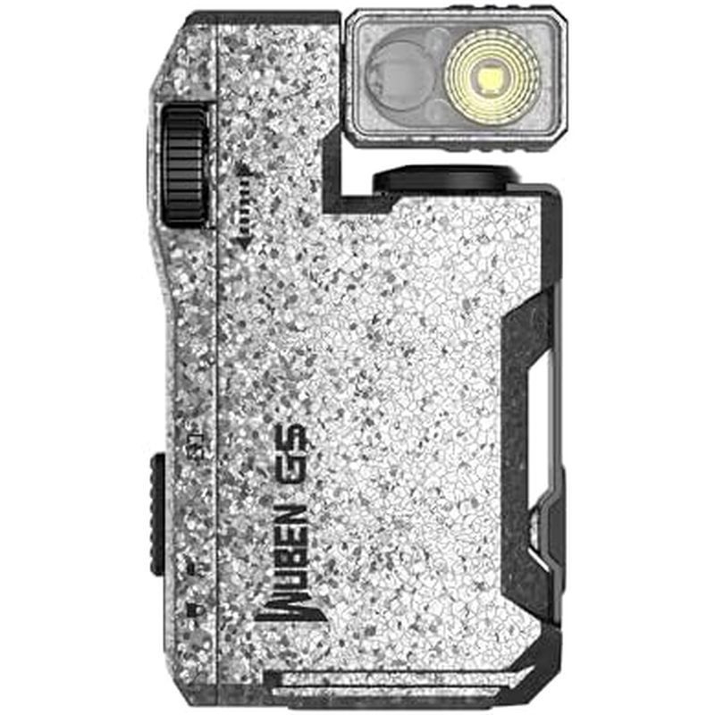 ไฟฉายพกพา WUBEN G5 ชาร์จได้ 400 ลูเมน แสงคู่ ไฟ RGB พร้อมพวงกุญแจแม่เหล็ก พกพาสะดวกสําหรับใช้งานกลาง