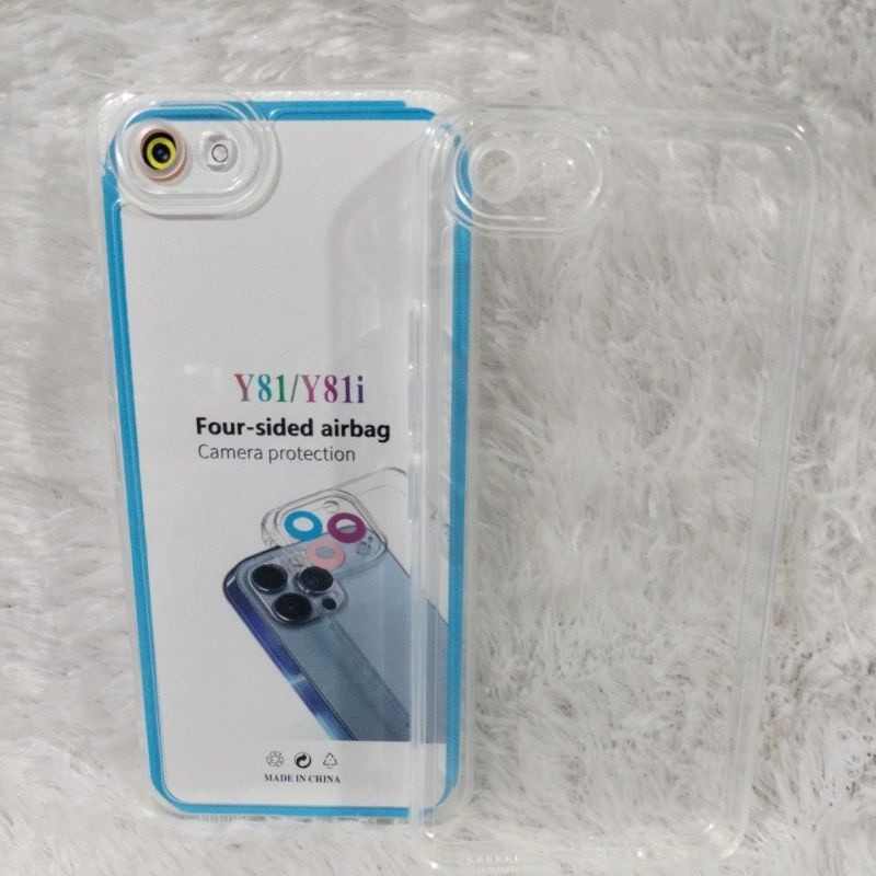 SoftCase Casing Vivo Y81/Y8i Silicone Clear Transparent TPU Airbang