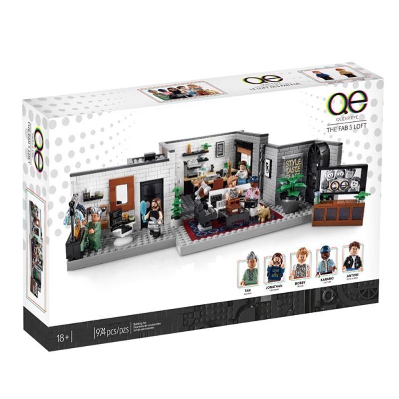 เข้ากันได้กับ Lego Fanxiong Salvation Magical Five-Person Group Apartment 10291 การศึกษาประกอบอาคารบ