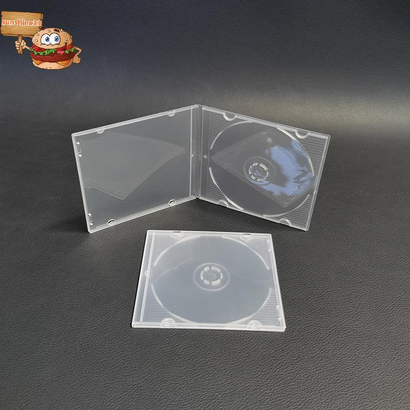 Sun 1PC 8CM ReadStar โปร่งใส PP Ultrathin Standard DVD Case 3 นิ้ว CD Paage แบบพกพา CD Storage กล่อง