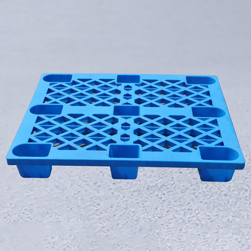 Grid ถาดพลาสติกเก้าขาโกดัง Moisture-proof Backing Board รถยกโลจิสติกส์ Turnover Pallet พลาสติก Mois