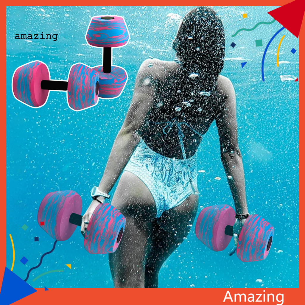 [AM] Eva Foam Dumbbells High-density Foam Dumbbells Aquatic Dumbbells Eva Foam Water Weights for Poo