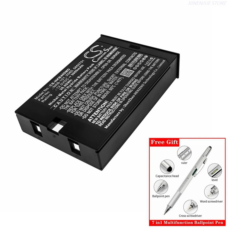 แบตเตอรี่ทางการแพทย์ 3000mAh X060, 5650751, NKB-101/ 102VK/ 101V สําหรับ Nihon Kohden BSM-4000, 4100