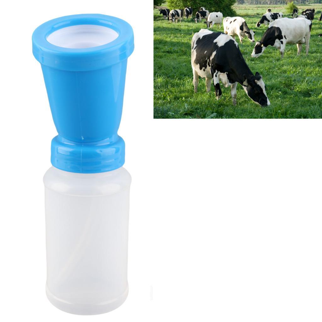300ml Teat Dip Cup สีเขียว Non-Return Dipper สําหรับวัวแกะแพะหัวนมทําความสะอาด Reusable Udder Care T