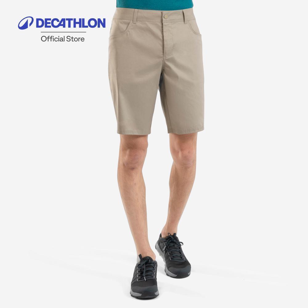 Decathlon Men’S Hiking Shorts Nh100 กางเกงเดินป่าขาสั้นสำหรับผู้ชาย รุ่น Nh100 - Beige