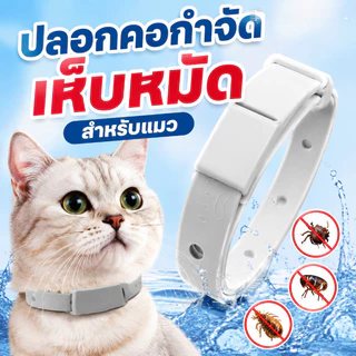 พร้อมส่ง🐾ปลอกคอกำจัดเห็บ หมัด สุนัข และแมว กันน้ำได้ ปลอกคอกันเห็บ ปลอกคอกันหมัด ใช้ได้นาน8เดือน