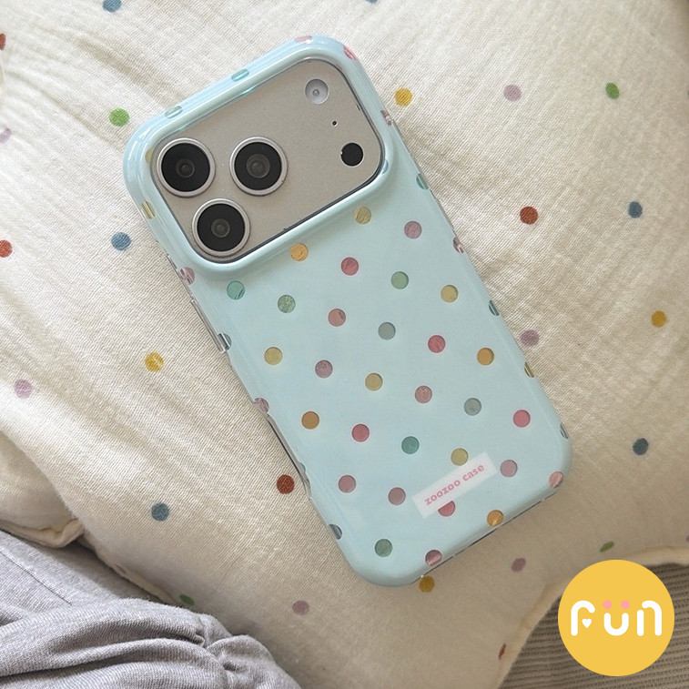 สีสัน Wave Point Big Hole โทรศัพท์มือถือสําหรับ iPhone 17 รูปที่ 5