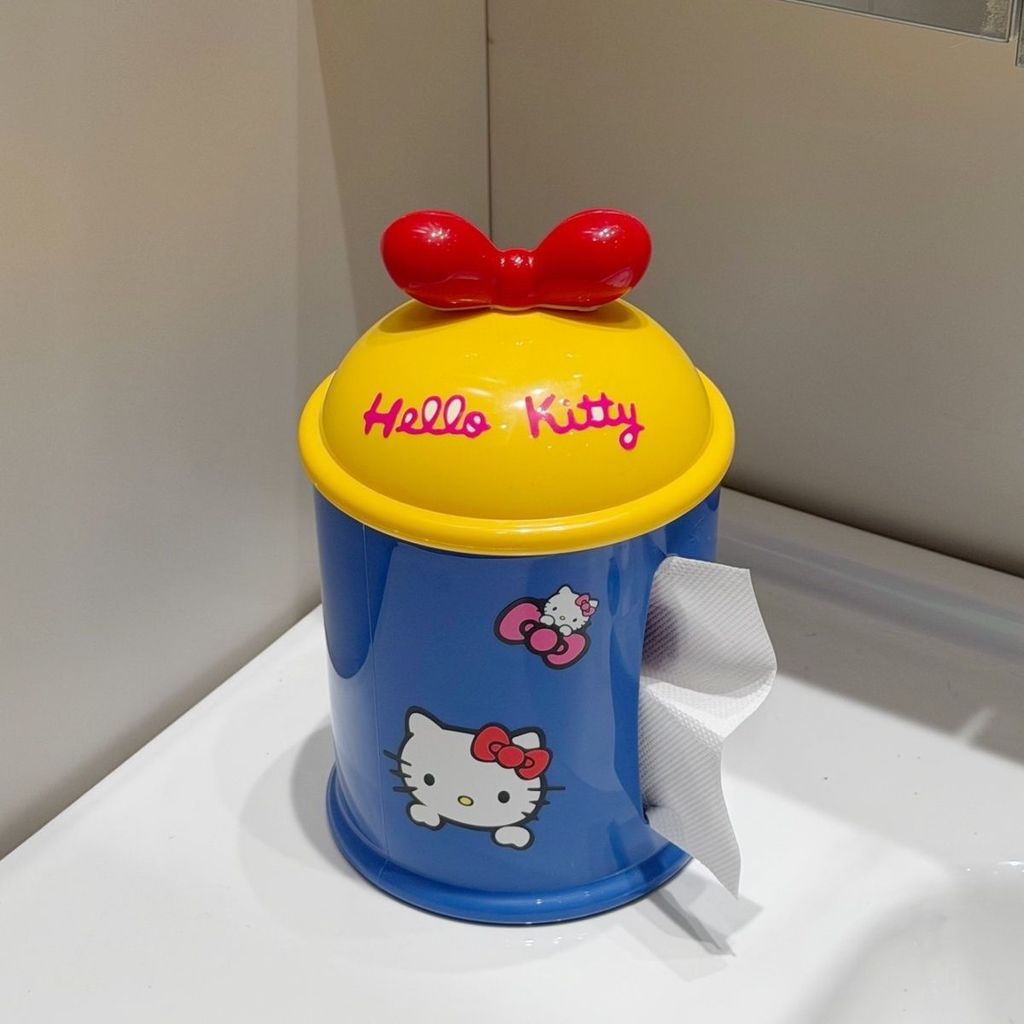 Sanrio Kitty Sticker DIY Paper Roll Tube Paper Box Tissue Box