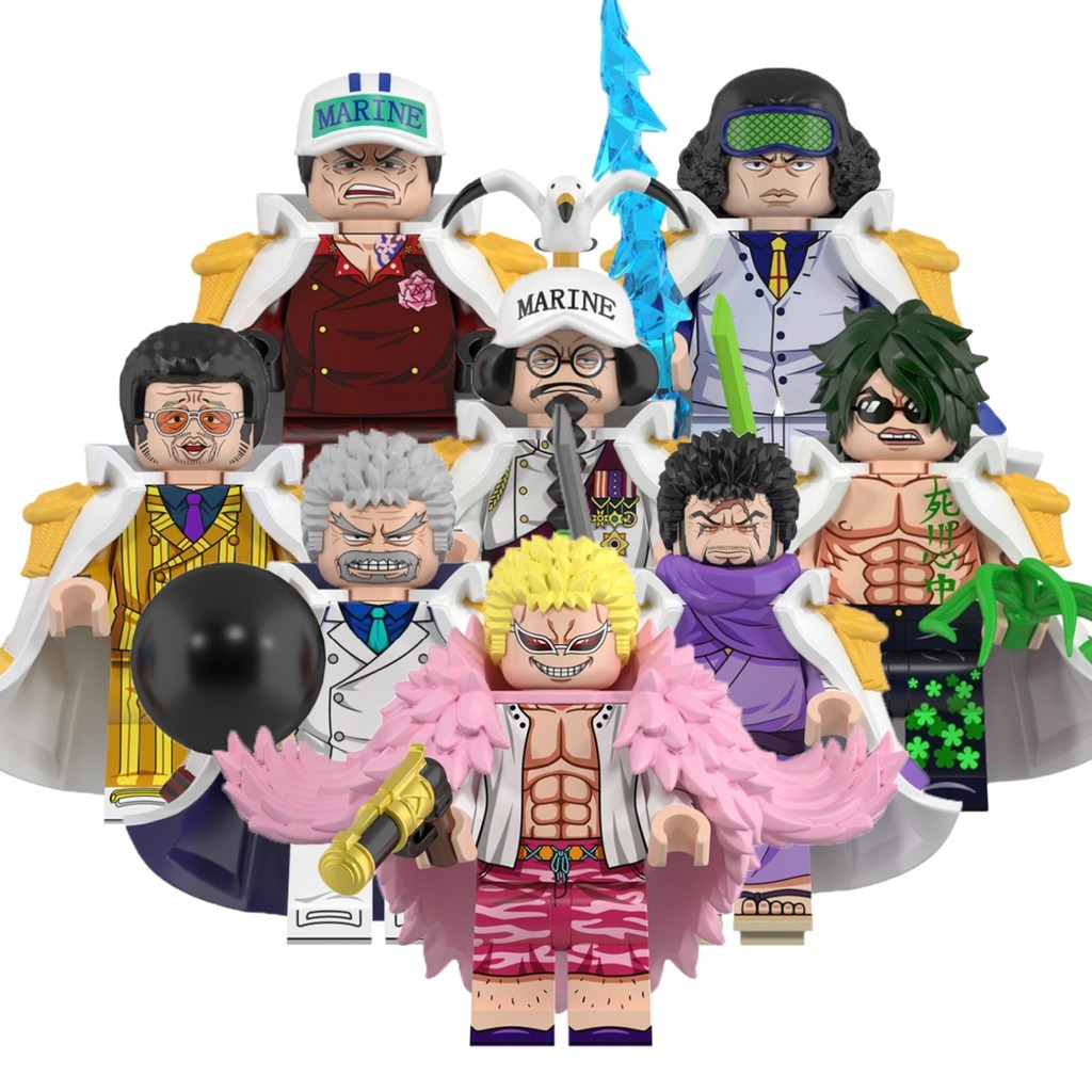 One Piece Action Figure Donguixote Doflamingo Monkey D Luffy Roronoa Zoro Sakazuki ของเล่นคอลเลกชันบ