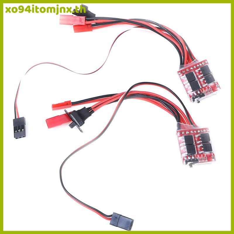 XOJ 20A ESC 30A ESC มอเตอร์ความเร็ว RC ESC 2KHz ส่งต่อย้อนกลับแปรงเบรค TH