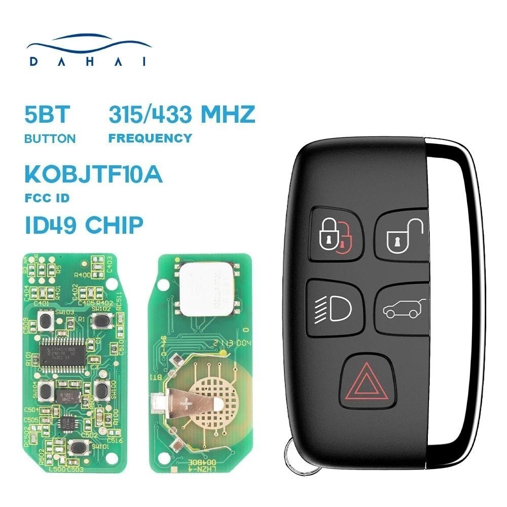 DAhai ID 49 ชิป 315/433Mhz รีโมทกุญแจรถสําหรับ Jaguar XJ XF XE F PACE Land Rover Range Rover Sport V