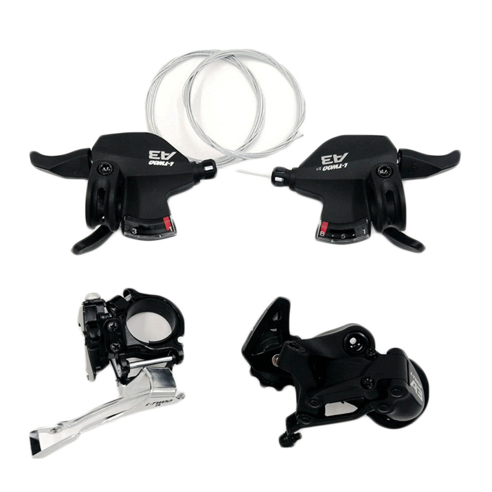 Derailleur จักรยานภูเขาแบบ A2 จากแบรนด์ LTWOO พร้อมสวิตช์เปลี่ยนเกียร์ รองรับทั้งระบบ 7-speed และ 21