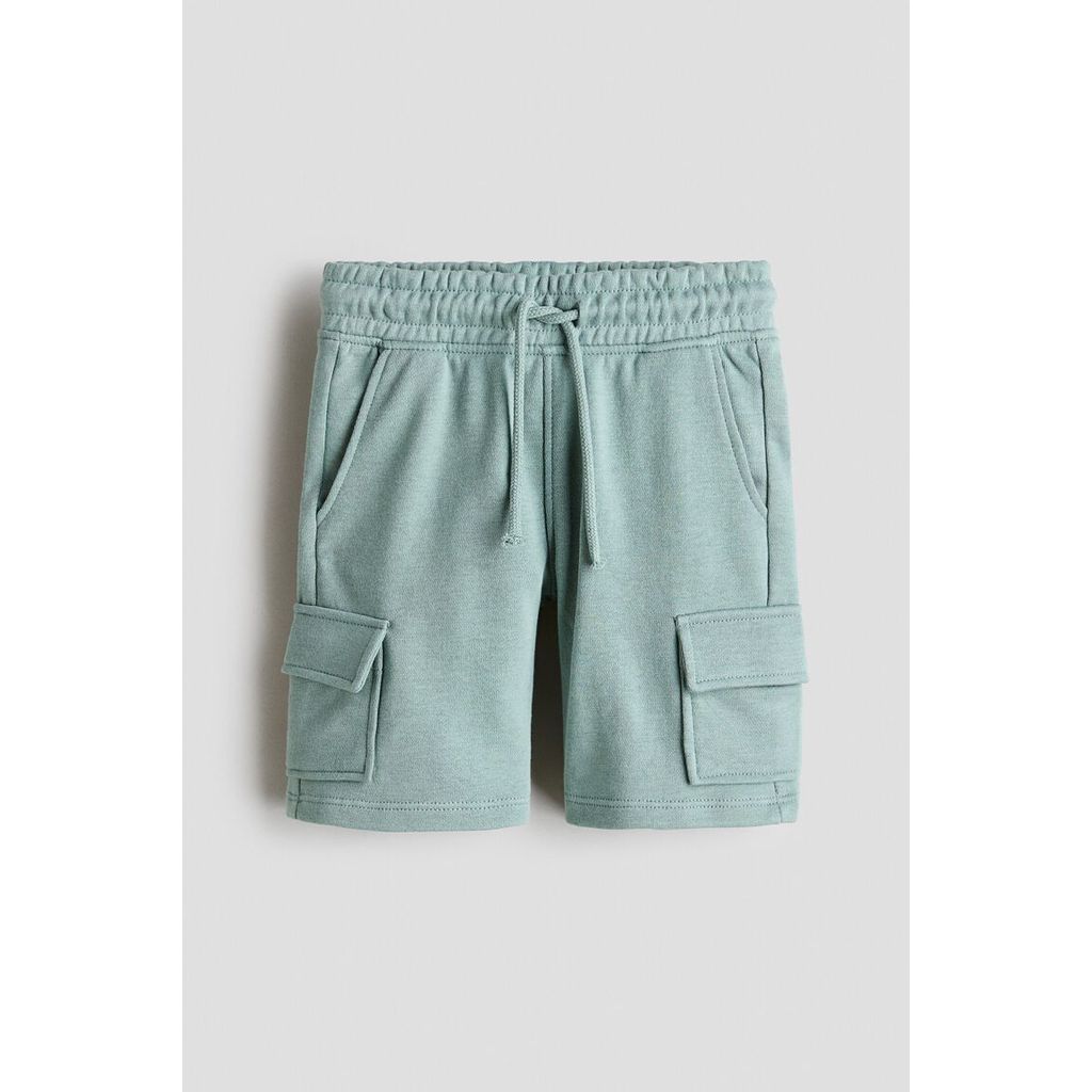 H&M(เอชแอนด์เอ็ม) กางเกงขาสั้นสเวตผ้าคาร์โก้ เด็กผู้ชาย 1318307_3