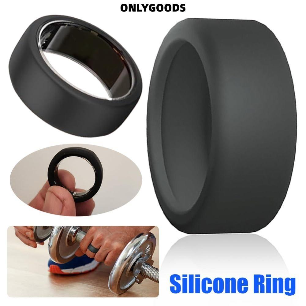 ONLYGOODS ฝาครอบซิลิโคนสำหรับ Oura Ring Protector, กันกระแทกและกันรอยขีดข่วน อุปกรณ์เสริมสำหรับ Oura Ring Gen 3