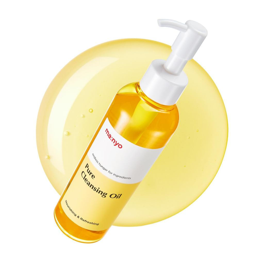 6.76Ounce(200Ml)MANYOPureOil Oily ทําความสะอาดผิวหน้าและล้างเครื่องสําอาง การดูแลเกาหลี