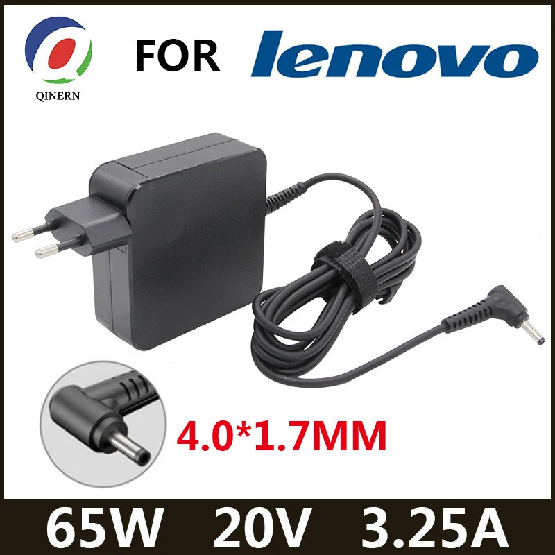 20V 3.25A 65W 4.0*1.7 มม.AC แล็ปท็อปสําหรับ Lenovo IdeaPad 330s 320 100-15 B50-10 โยคะ 710 510-14ISK