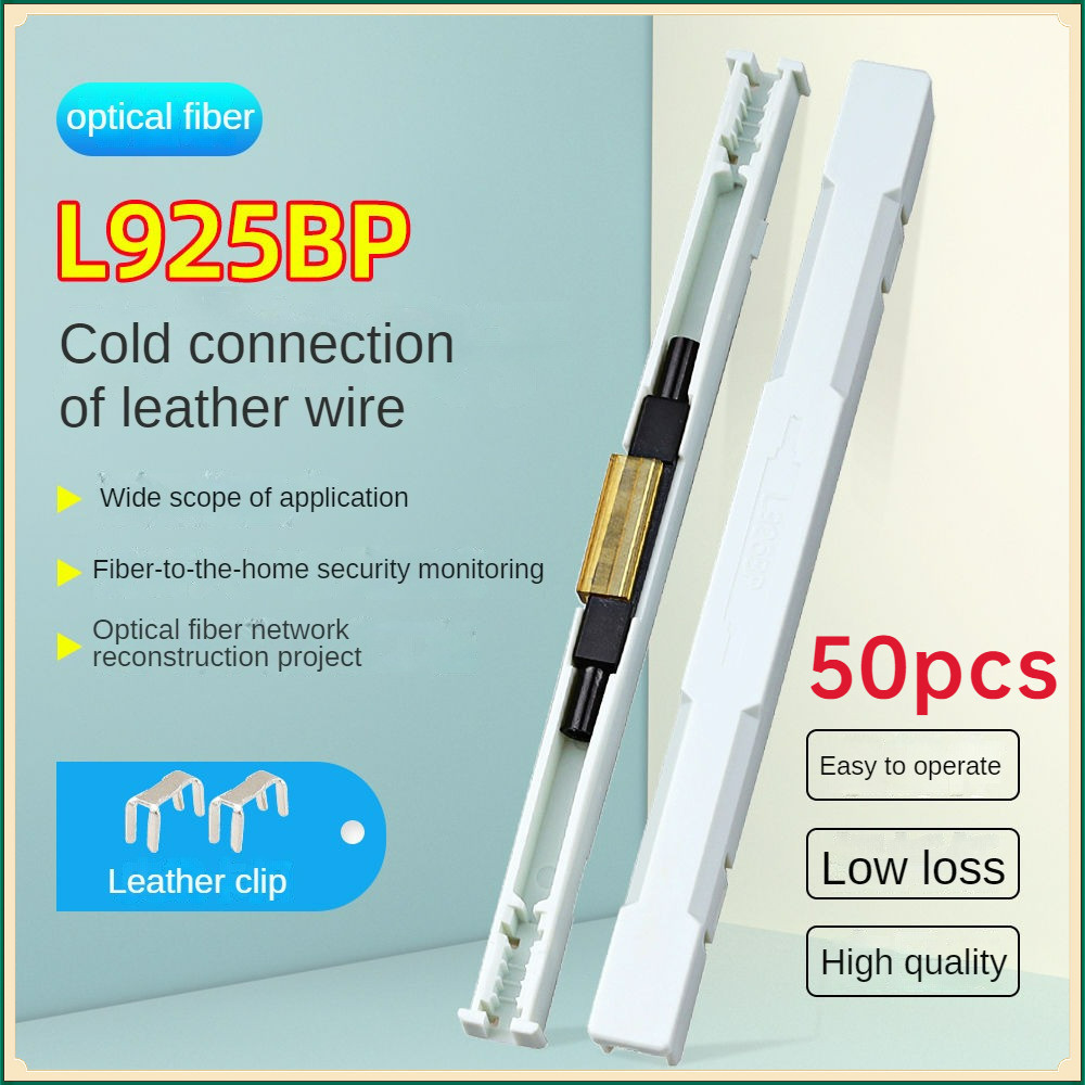 50PCS L925BP Fast Connector Bare Optical Fiber Cold Connector Drop Cable SpliceFiber Mechanical Spli