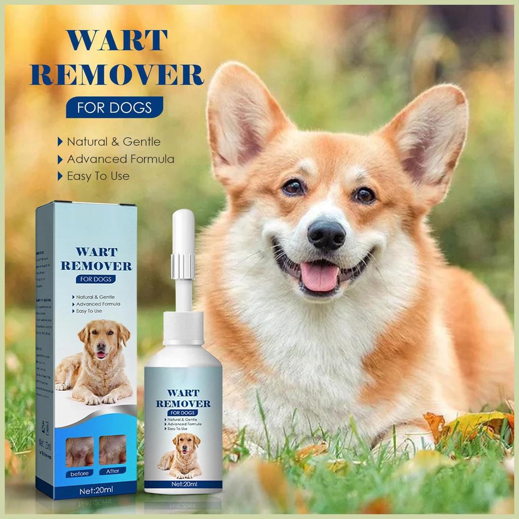สุนัขธรรมชาติ Wart Remover 100 ธรรมชาติไม่เจ็บปวดสุนัข Warts Removal Treat Skin & Wart Remover สําหร
