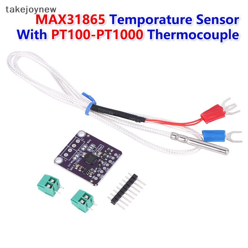 [takejoynew] โมดูล MAX31865 RTD พร้อมเซ็นเซอร์เทอร์โมคัปเปิล PT100-PT1000 สําหรับโครงการ Arduino DIY