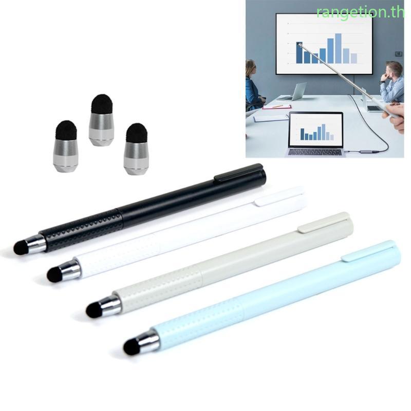 RAN Telescopic Teacher Pointer พร้อมคลิปปากกา Retractable Handy Pointer ไวท์บอร์ด Presenter Pointer 