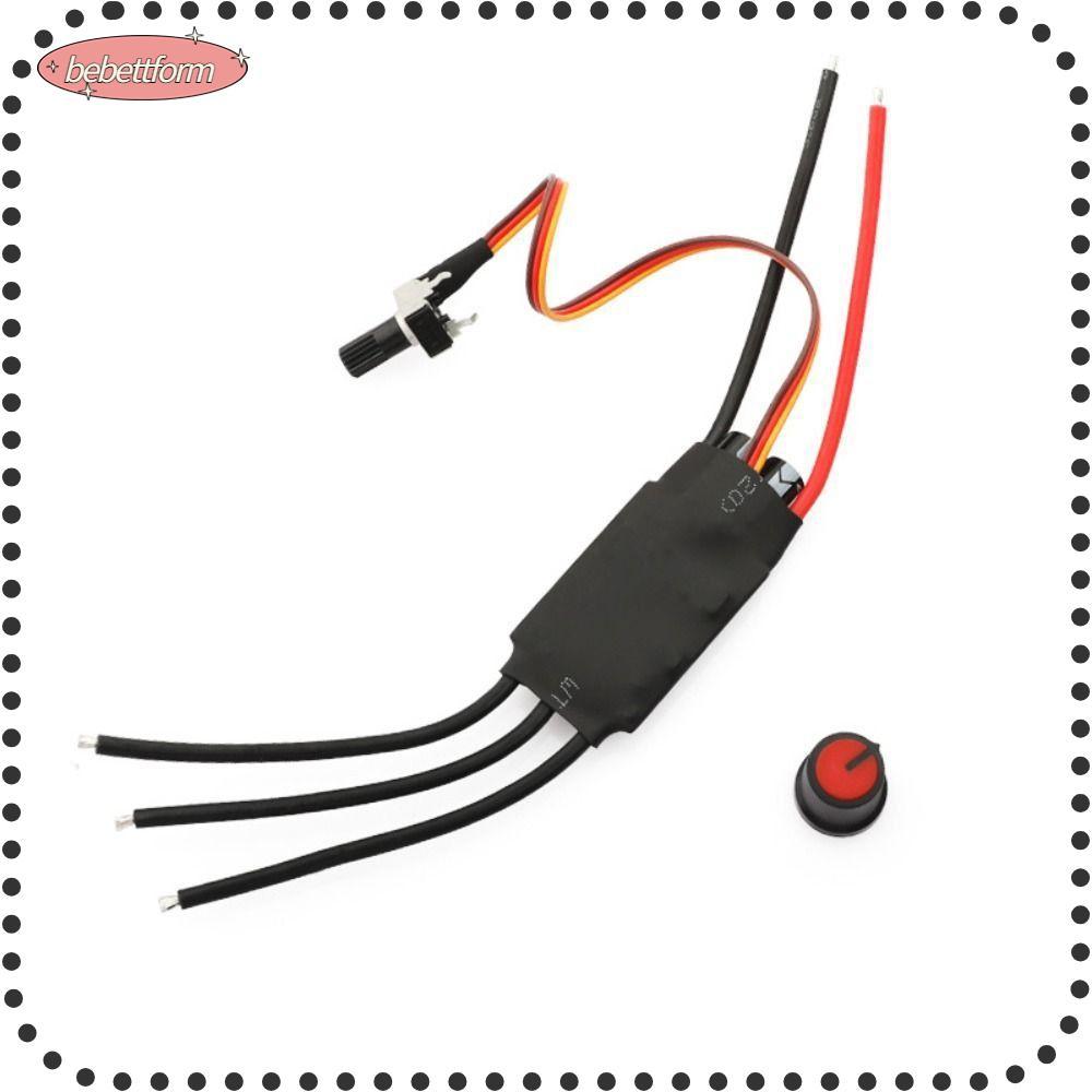 BEBETTKISS บอร์ดไดรฟ์มอเตอร์ DC แบบไร้ห้องโถง, 3-Phase DC 7-24V มอเตอร์แบบไม่มีแปรง, 200W BLDC Poten