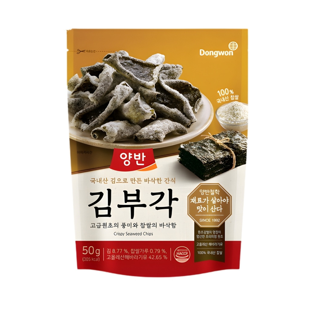 ยังบัน สาหร่ายทอดกรอบ (Yangban Crispy Seaweed Chips 50g.)