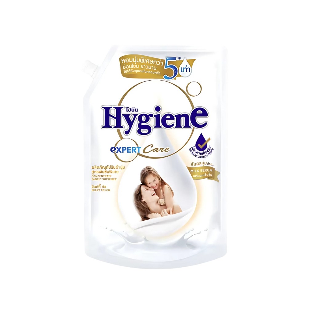 ไฮยีน น้ำยาปรับผ้านุ่มมิลค์กี้ทัช (Hygiene Fabric Softener Milky Touch 1ltr.)