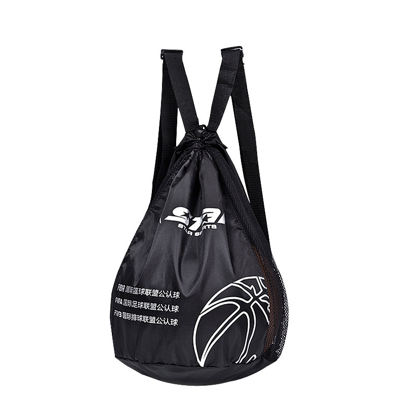 กระเป๋าฟุตบอลของแท้ Star/Star Ball Bag BT411 Single Pack Basketball Bag Football Bag Basketball Net 
