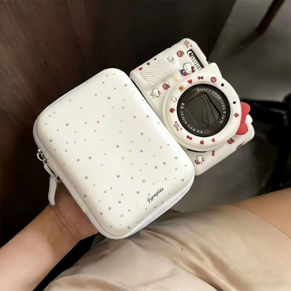 เคสป้องกัน ccd ดาวสีสันสดใสที่สวยงามเหมาะสําหรับกล้อง Canon Sony Foji Nikon Digital Shock-proof Storage Y264258