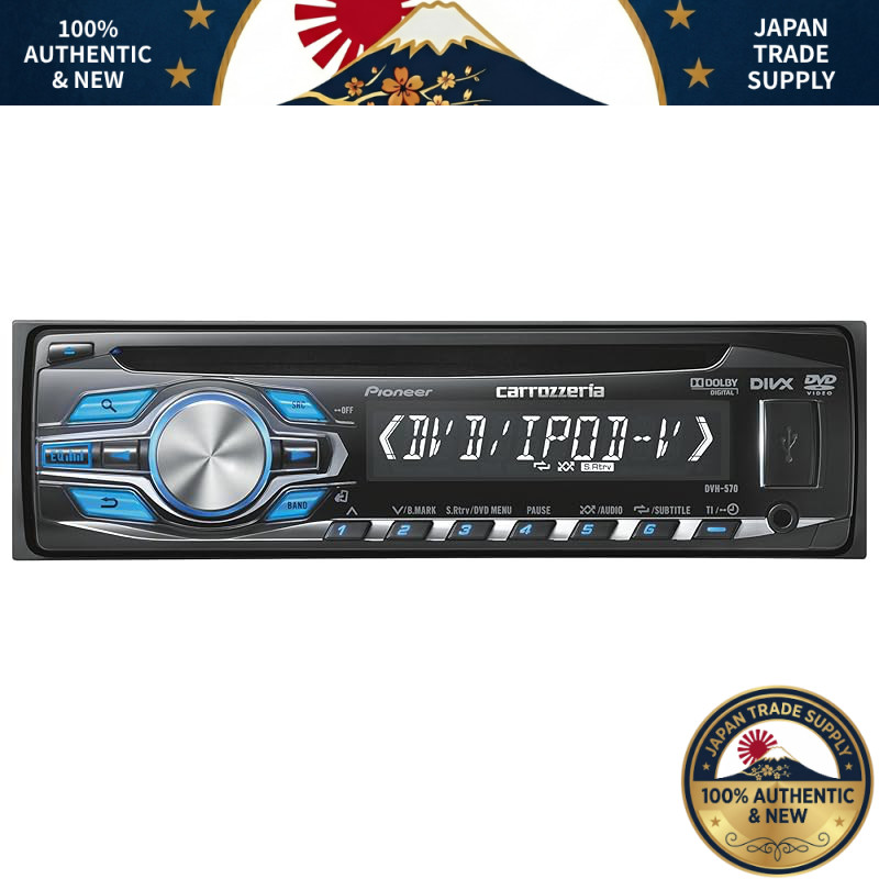 Carrozzeria (Pioneer) Car Audio DVH-570 1DIN CD/DVD/USB